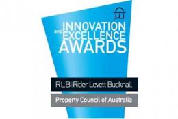 Winner of the 2009 Property Council of Australia/Rider Levett Bucknall Innovation and Excellence Awards