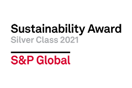 DJSI/S&P Global Sustainability Award Silver Class 2021