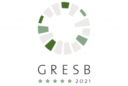 GRESB 5 Green Star logo, awarded to GPT, GWOF and GWSCF in 2021